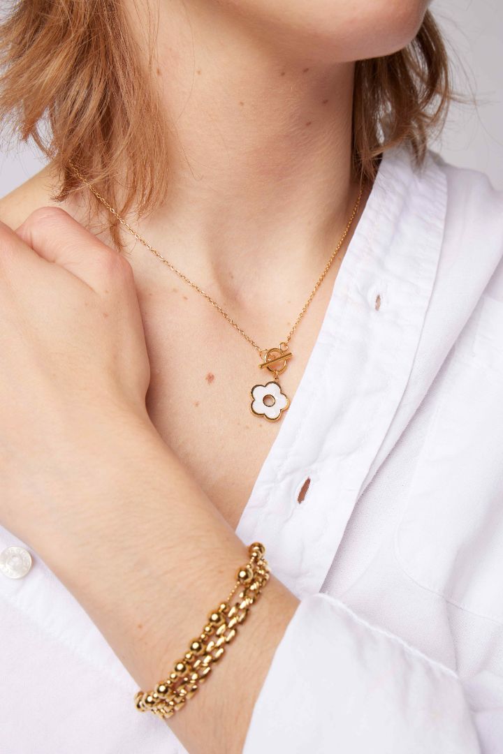 Pearl Flora Necklace