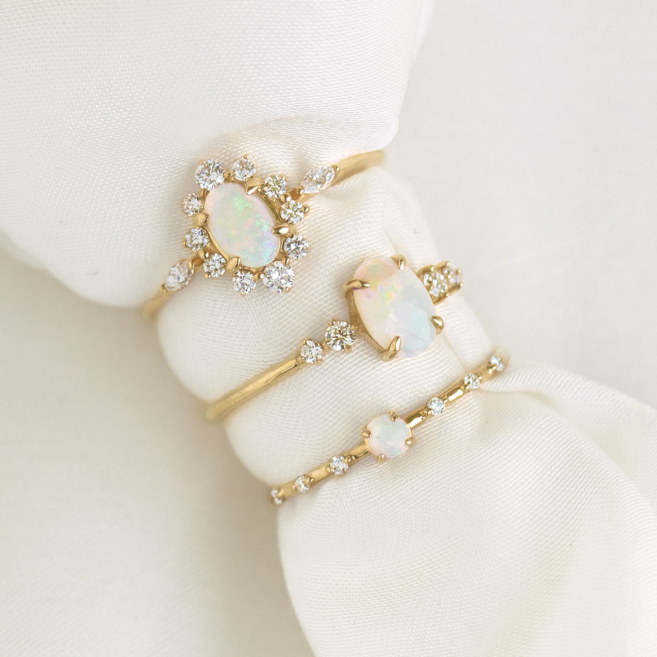 Opal and Diamond Ring - Jules