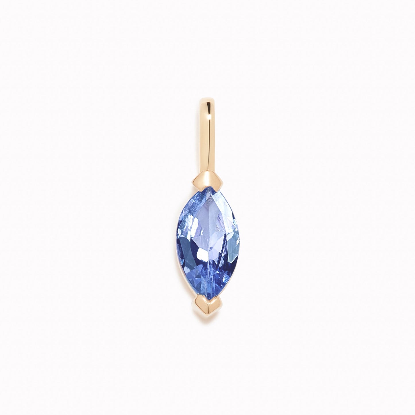 December Birthstone Pendant 14k Gold - Tanzanite