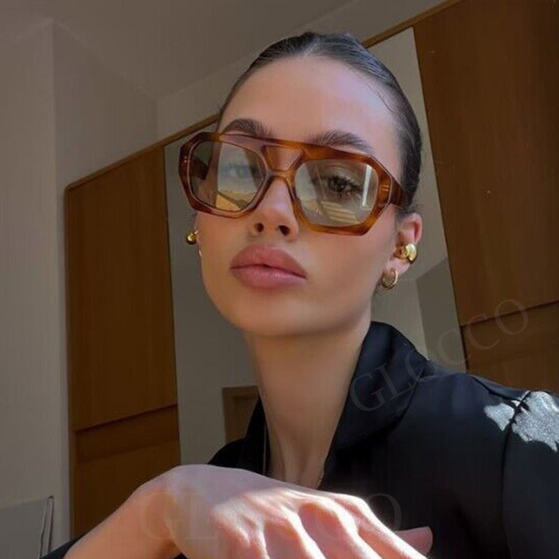 Retro Double Bridge Sunglasses