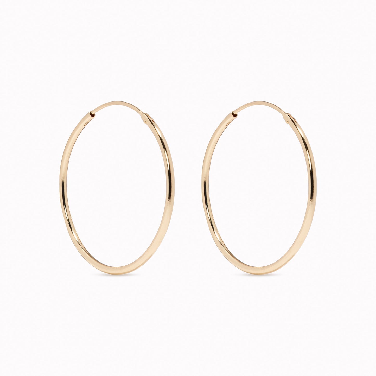 14k Gold Hoops 25mm - Sonia