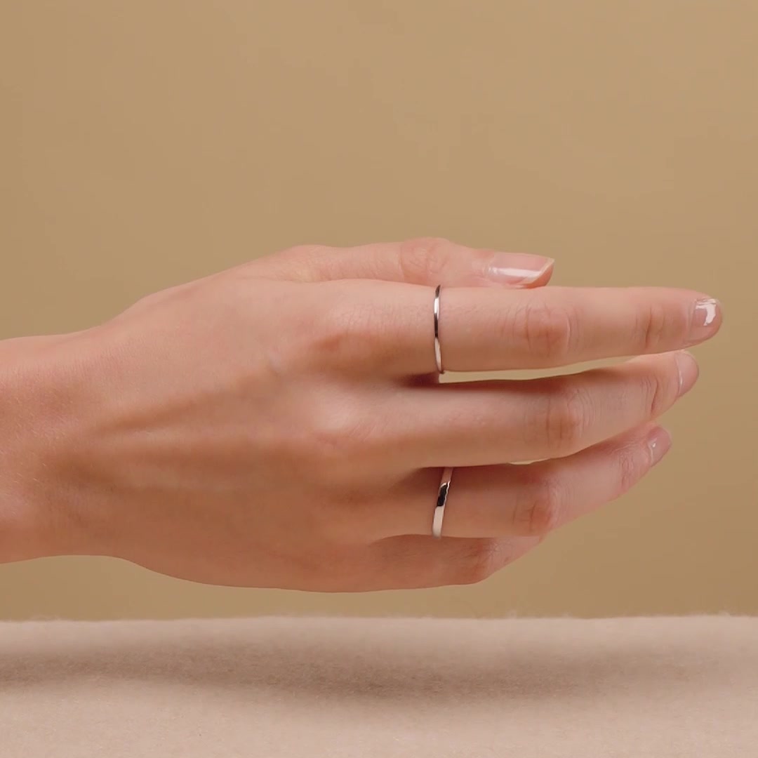 Silver Stacking Ring - Liv