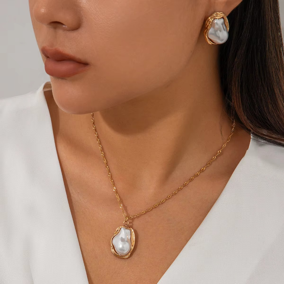 Keshi Pearl Necklace - Marit