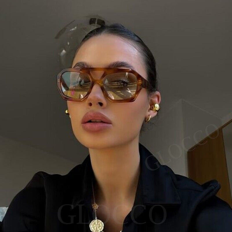Retro Double Bridge Sunglasses