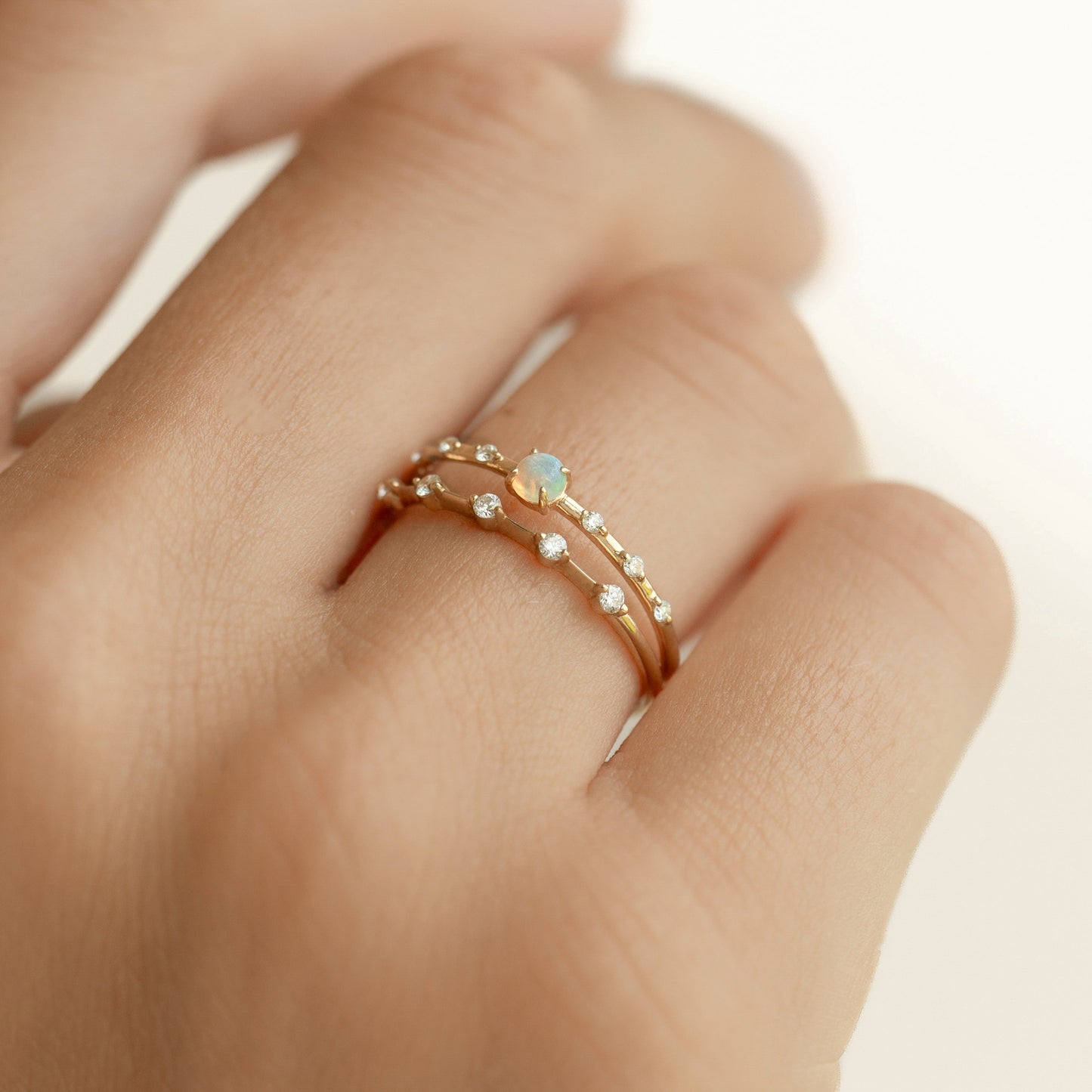 Opal and Diamond Ring - Jules