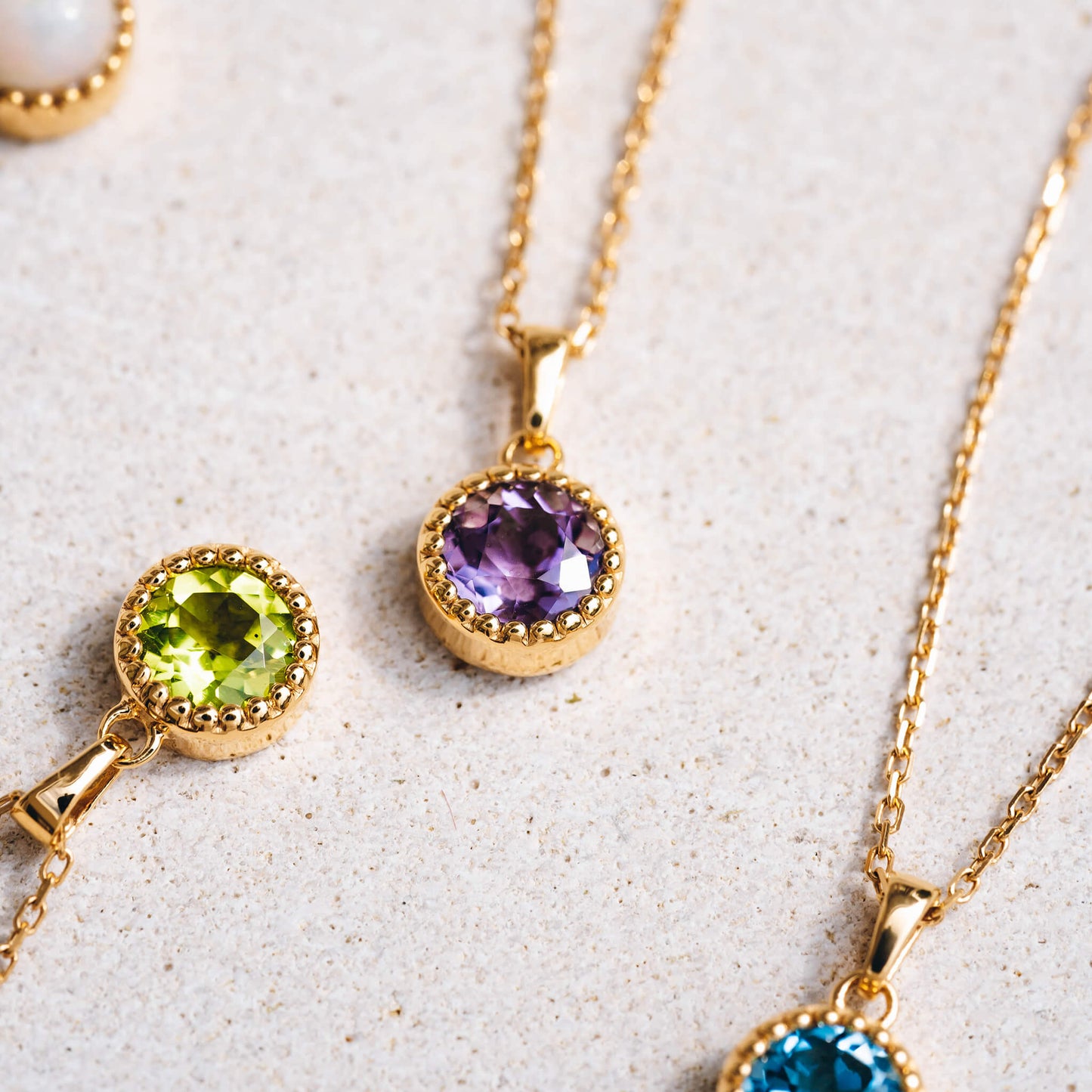 January Birthstone Necklace - Garnet