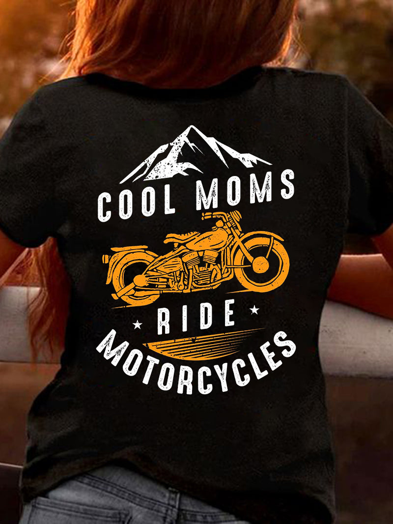 Short Sleeve Letter Printed Casual T-Shirt