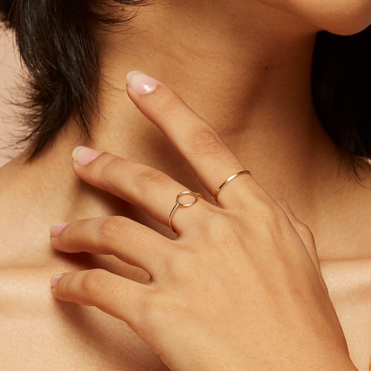 Thin 14k Gold Ring - Elin
