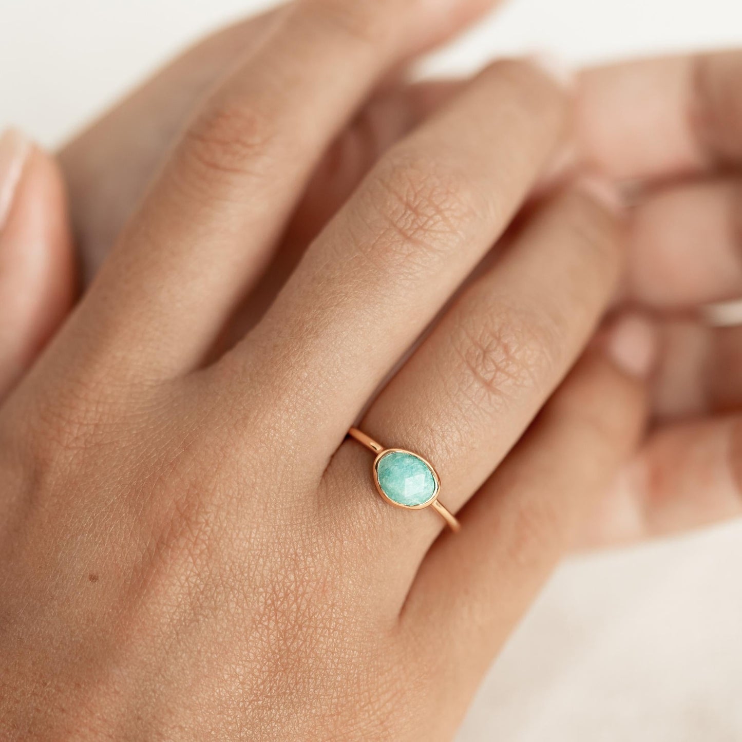 Amazonite Ring - Iris