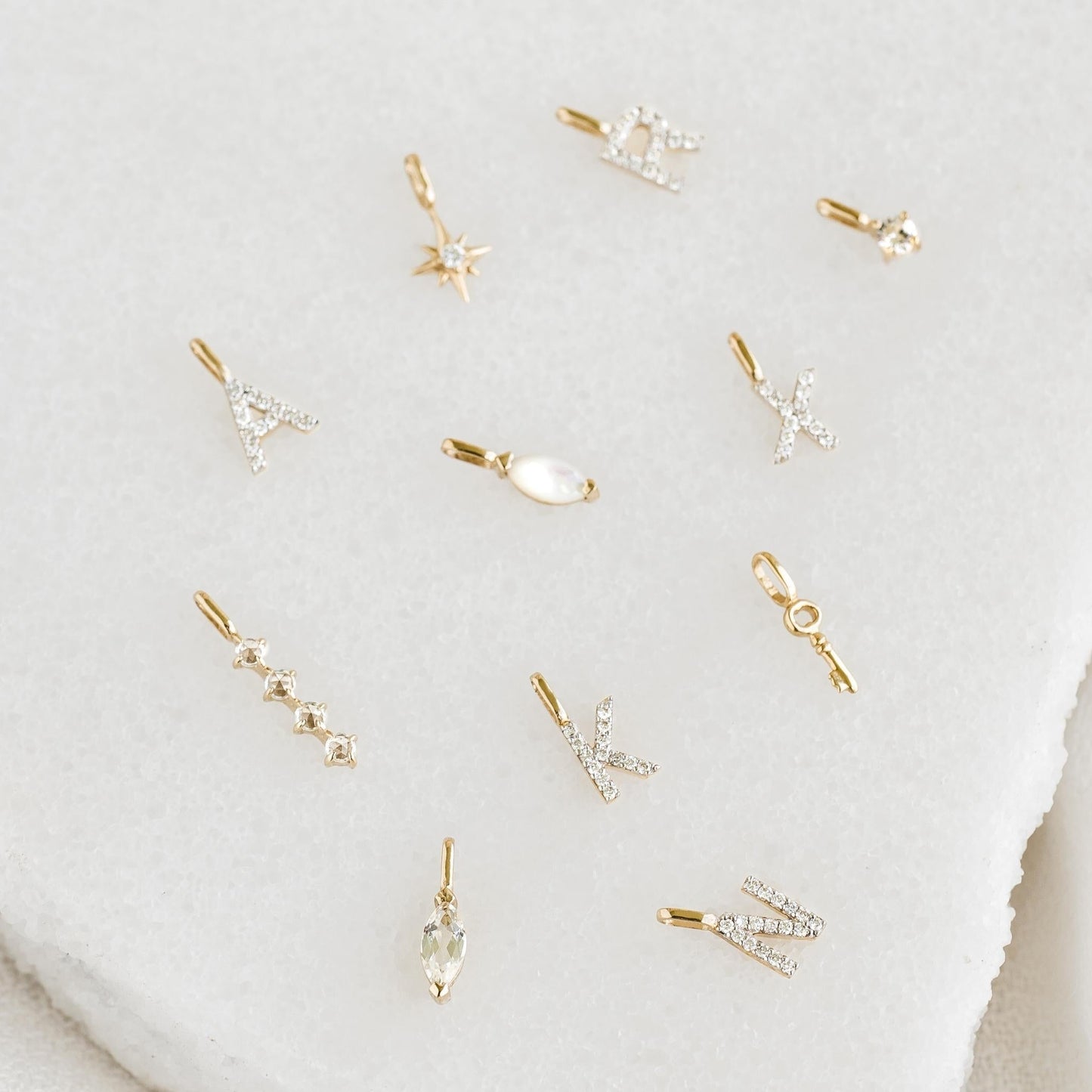 Heart Charm 14k Gold
