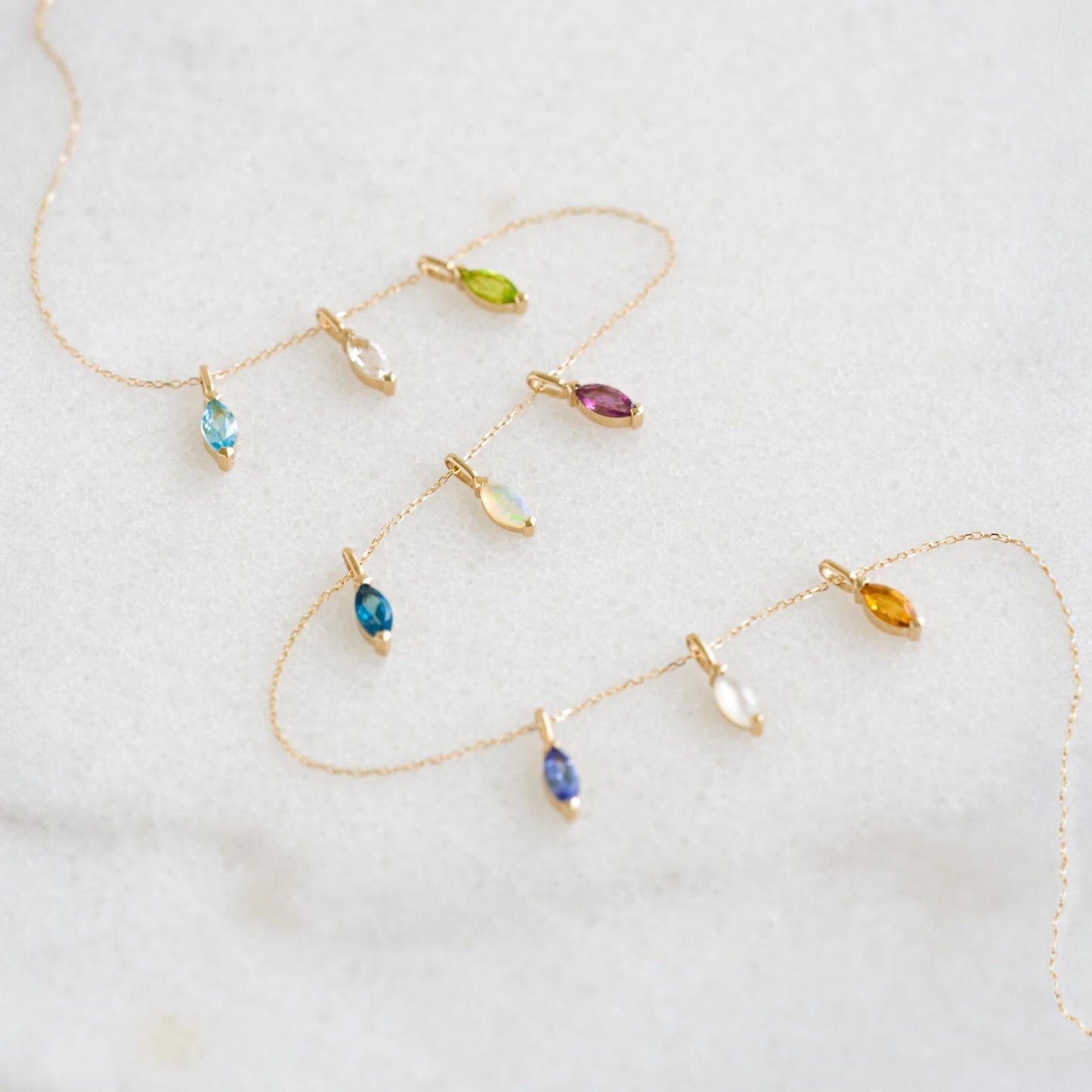 December Birthstone Pendant 14k Gold - Tanzanite