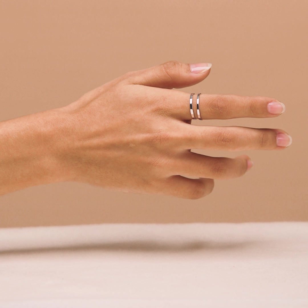 Silver Stacking Ring - Lita