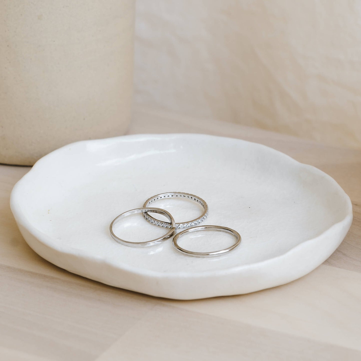 Silver Stacking Ring - Nina