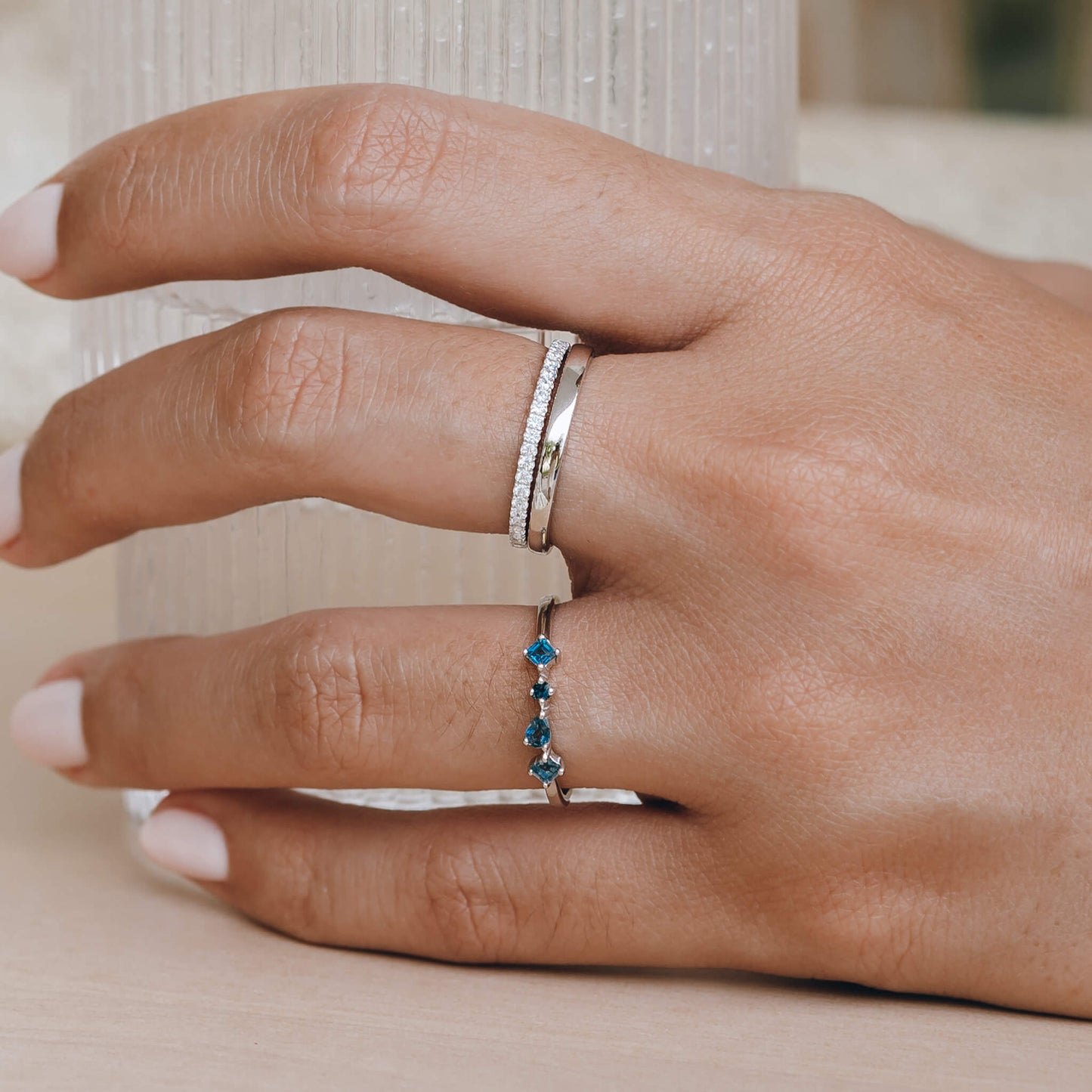 Silver Stacking Ring - Nina