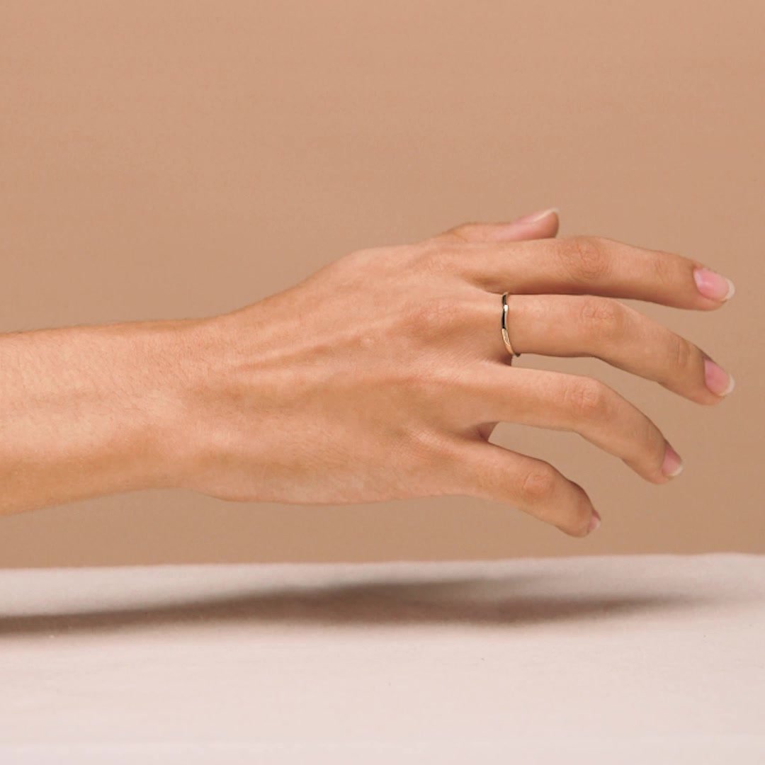 V Ring Silver - Nora