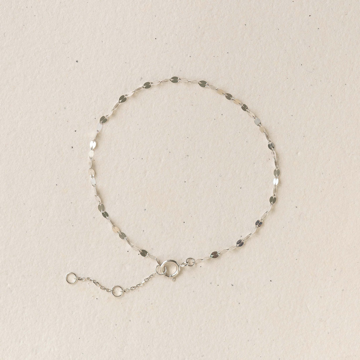Petal Chain Bracelet White Gold - Florence