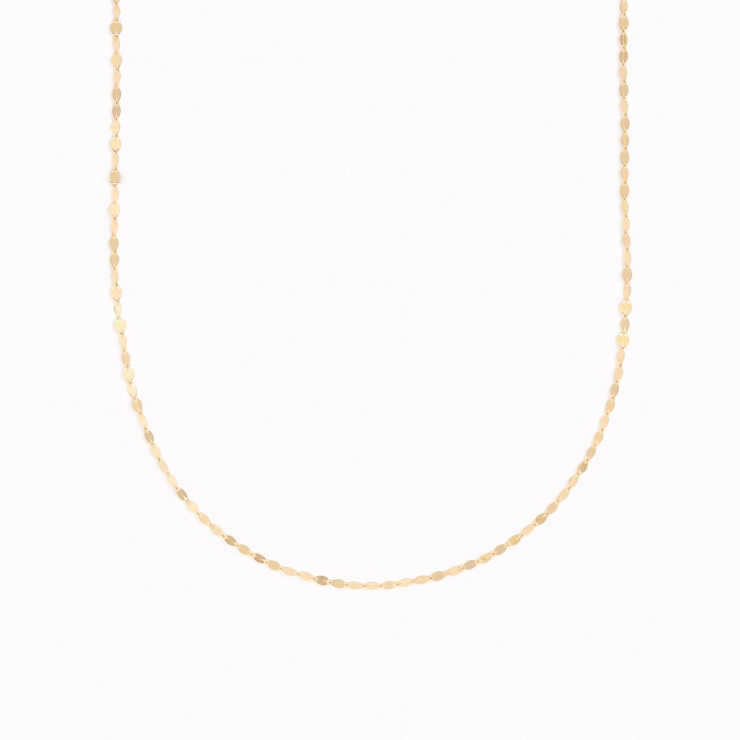 14k Gold Petal Chain Necklace - Fleur
