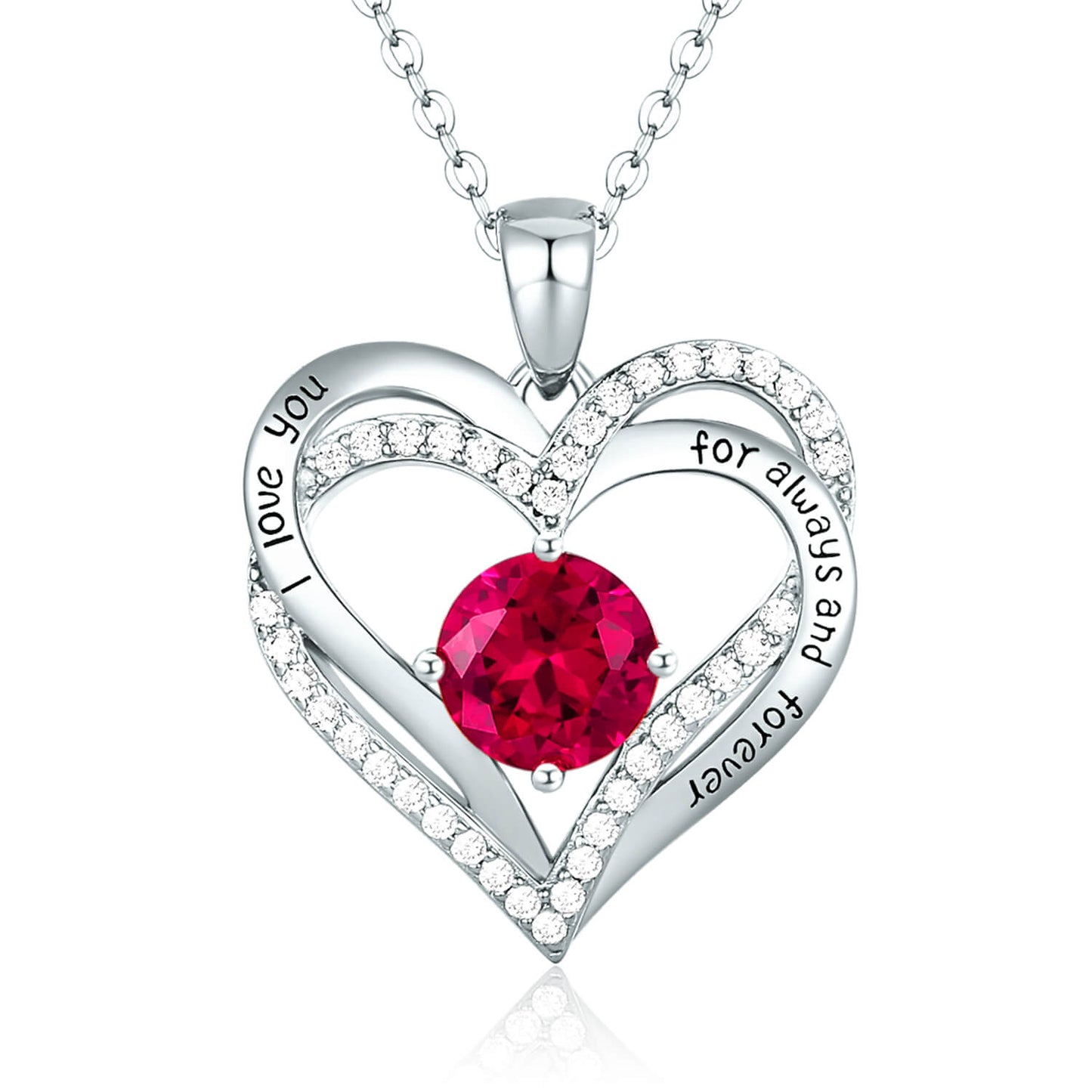For Always & Forever Birthstone Necklace