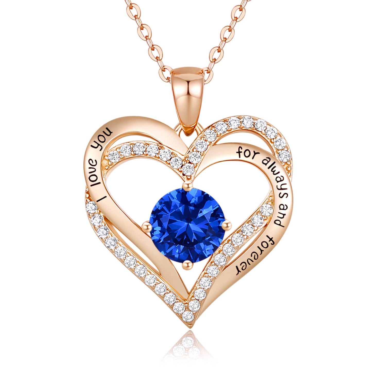 For Always & Forever Birthstone Necklace