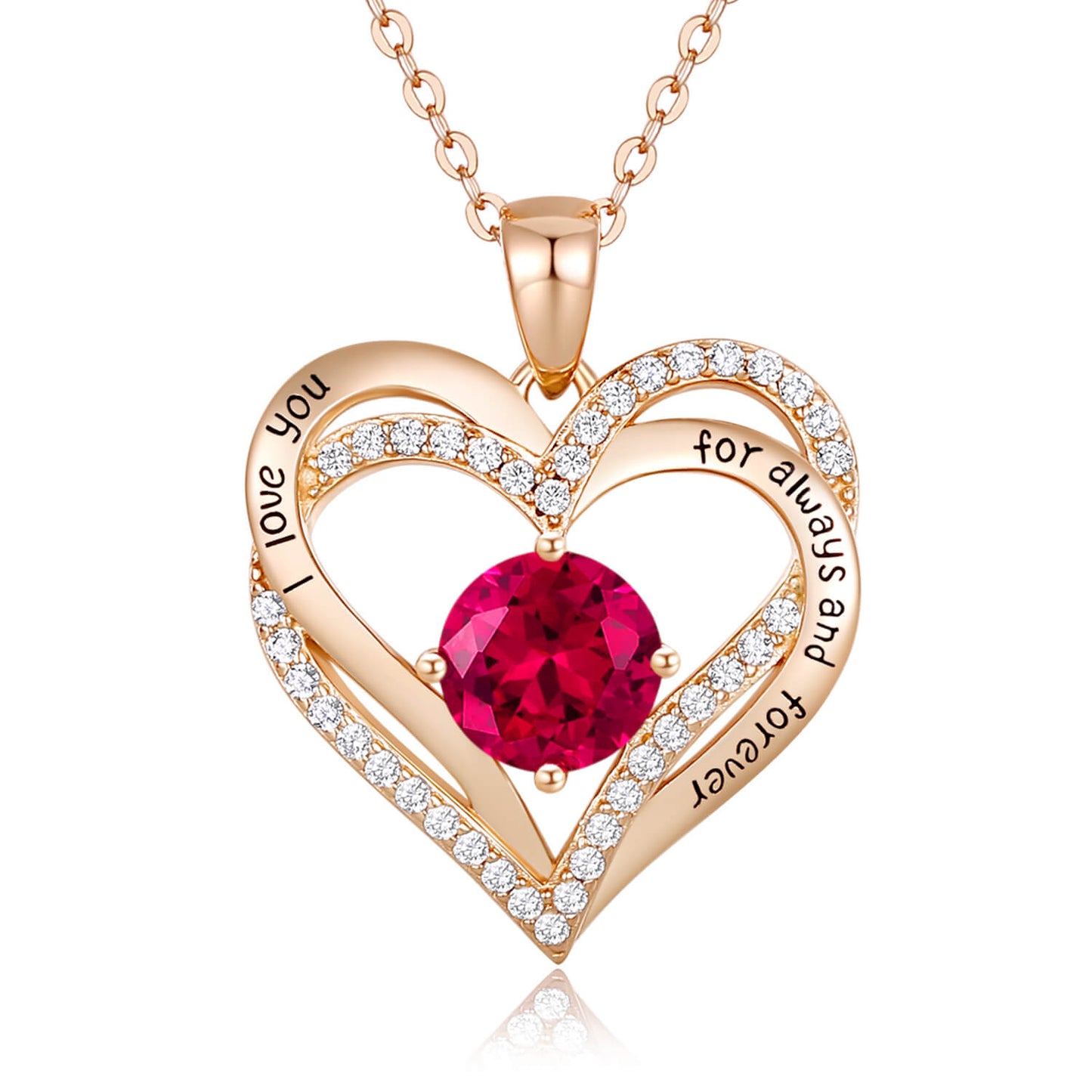 For Always & Forever Birthstone Necklace