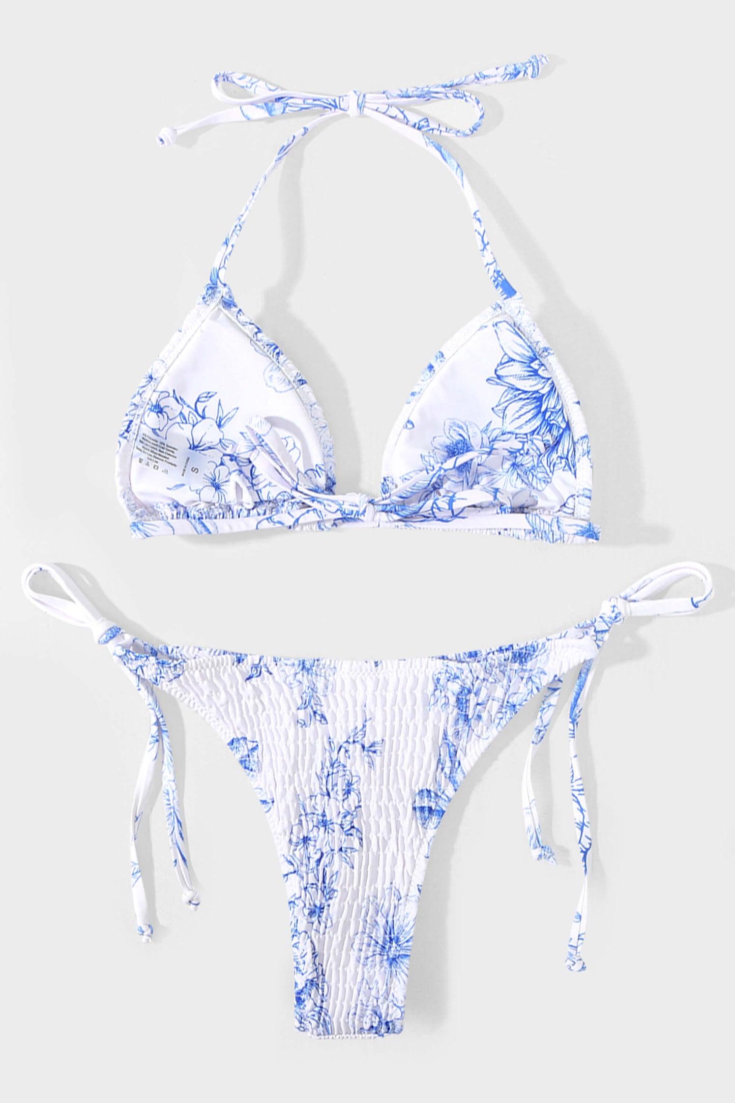Lanai Set - White Blue Floral