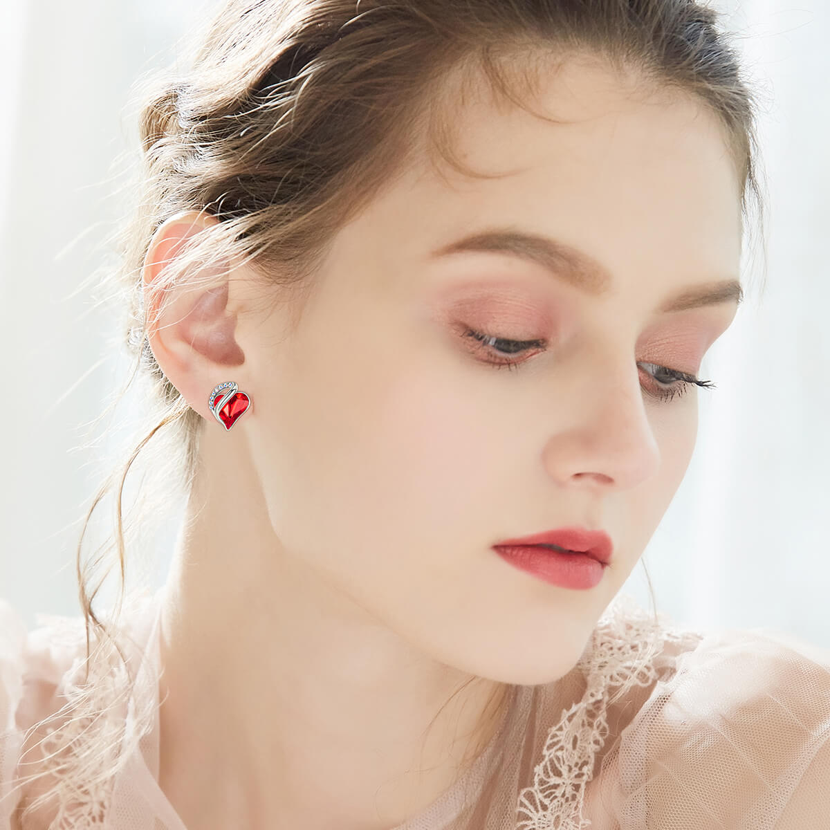 Red Timeless Love Earrings