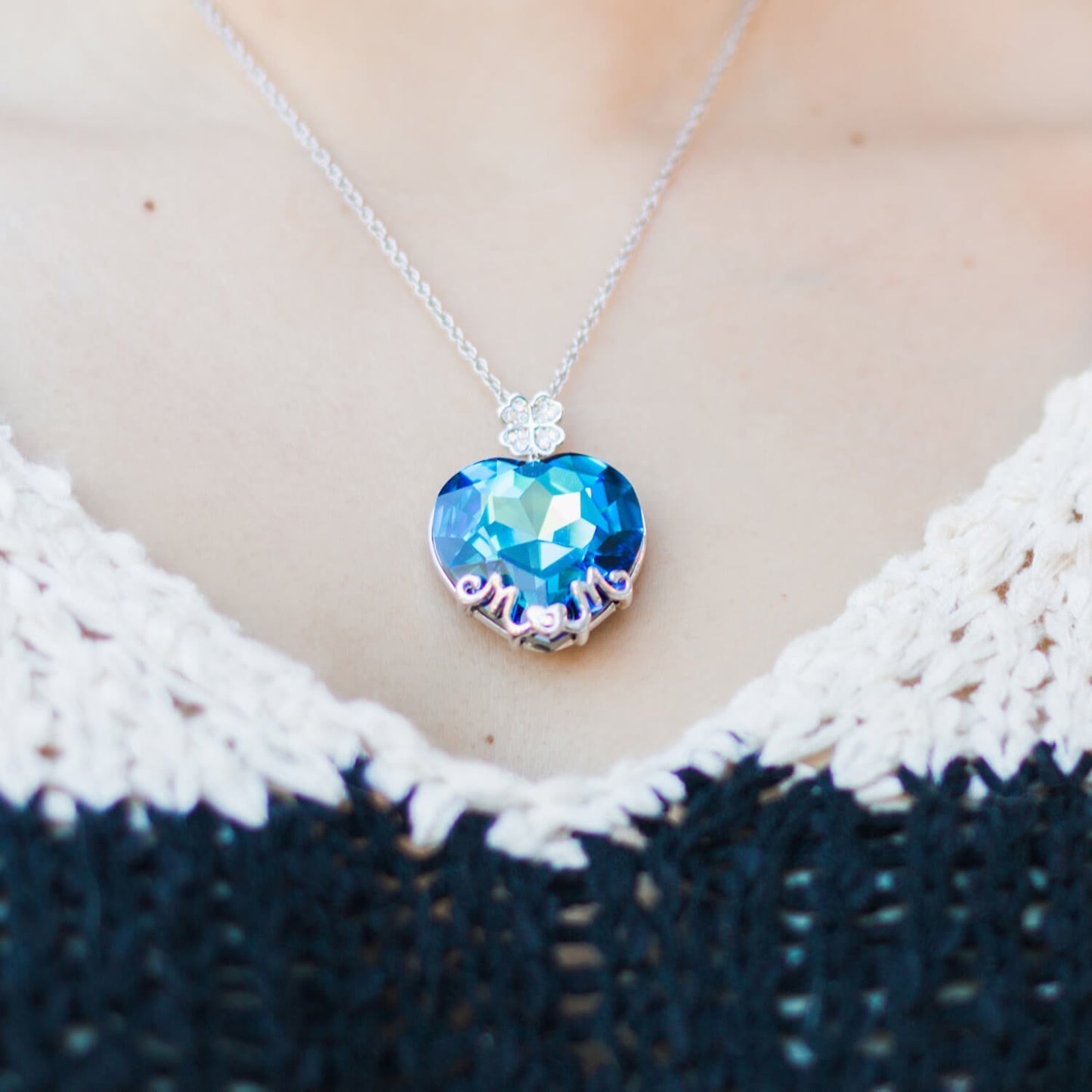 Mom Heart Necklace
