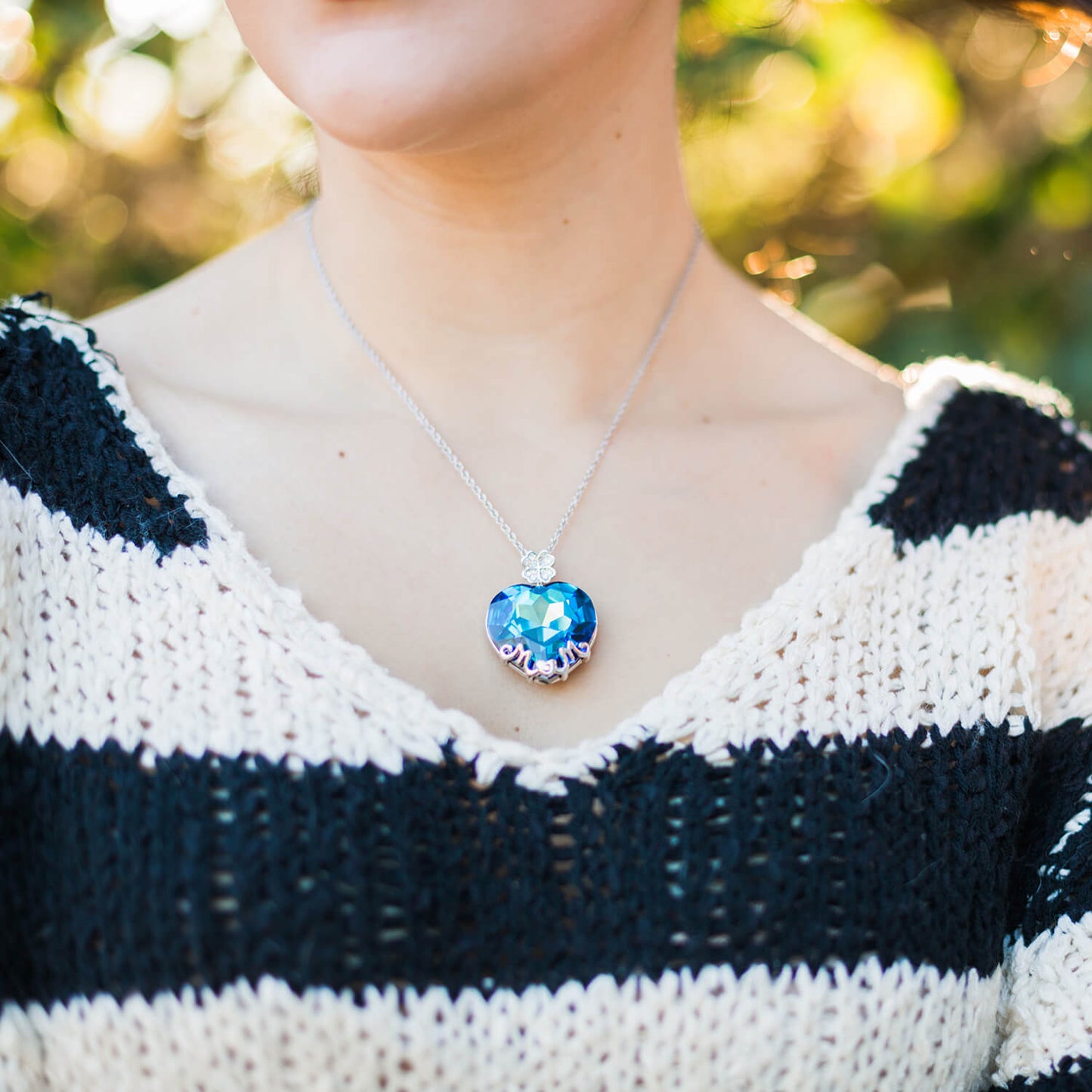 Mom Heart Necklace