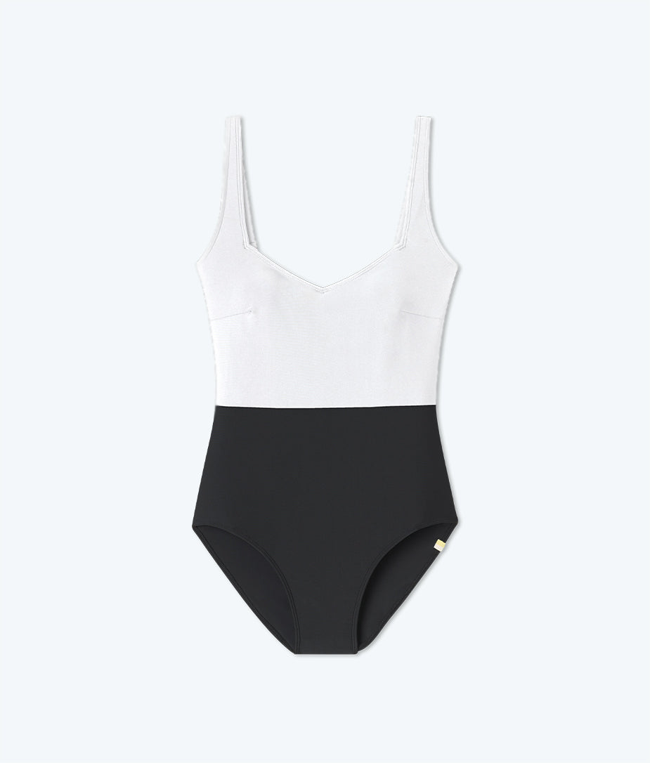 The Seascape Sweetheart One Piece - Sea Urchin & White Sand