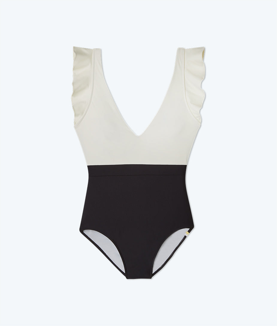 The Ruffle Backflip - Sea Urchin & White Sand
