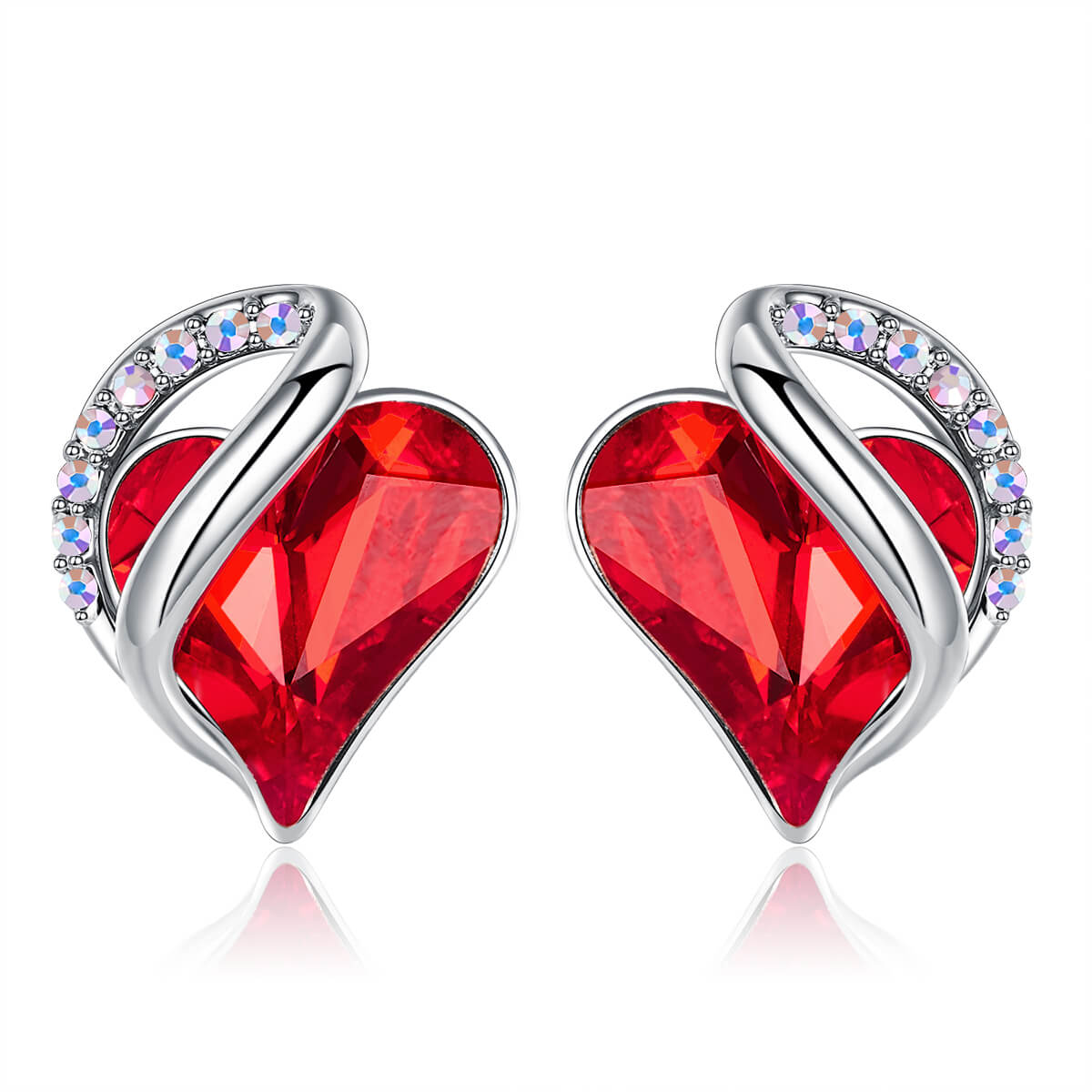 Red Timeless Love Earrings