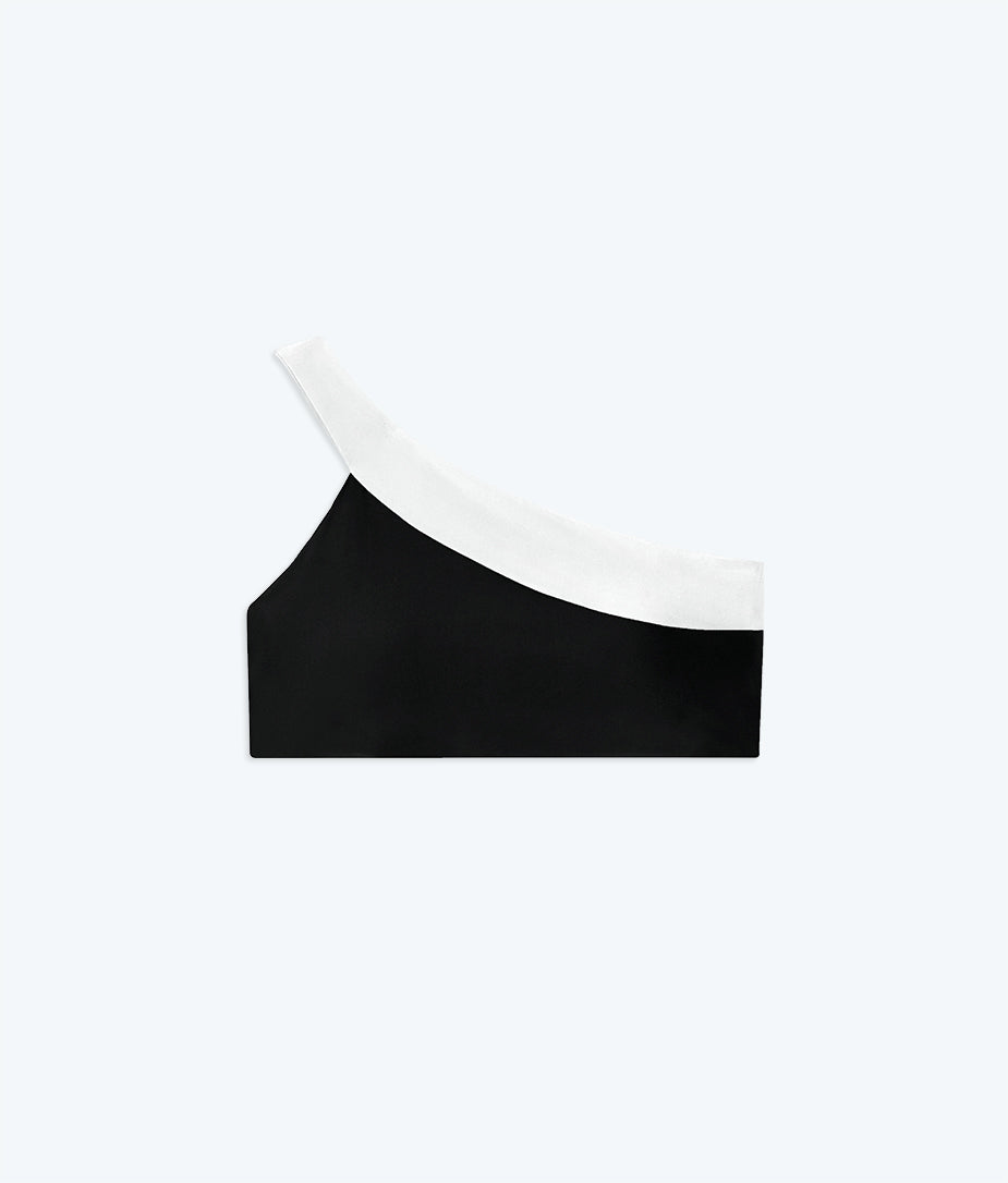 The Sidestroke Bikini Top - White Sand & Sea Urchin