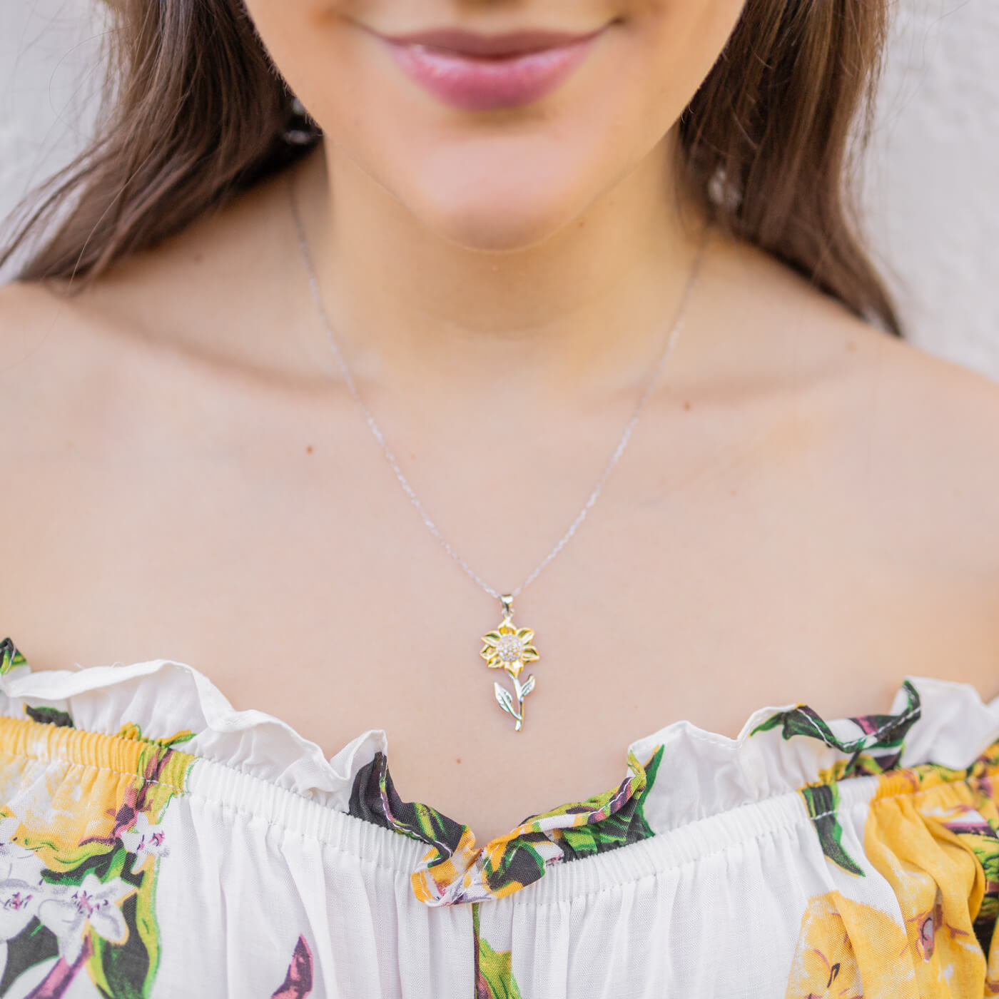 Sunflower Necklace