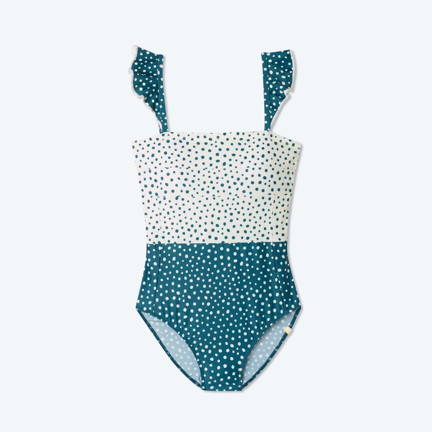 The Ruffle Oasis - On the Dot in Seaweed
