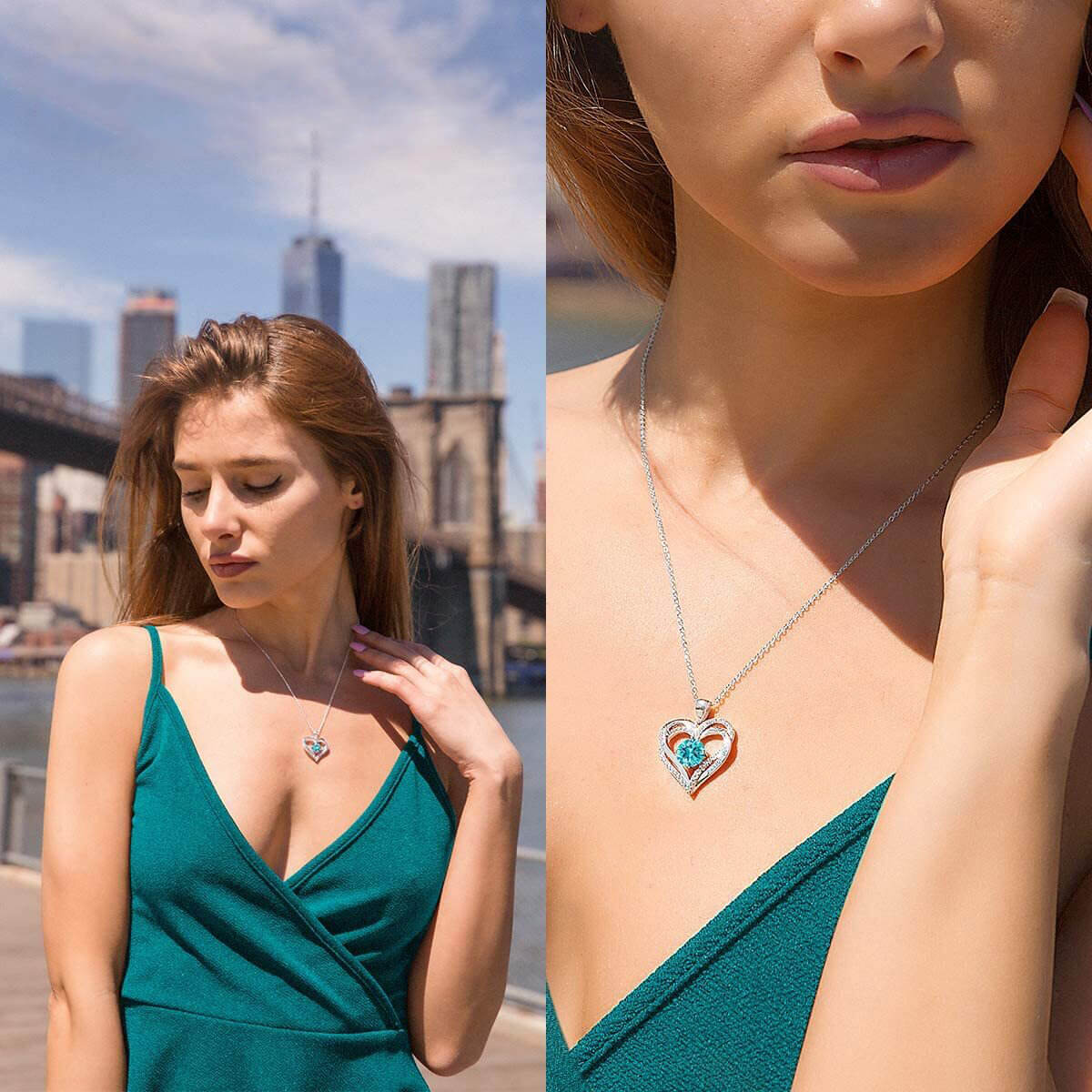 For Always & Forever Birthstone Necklace
