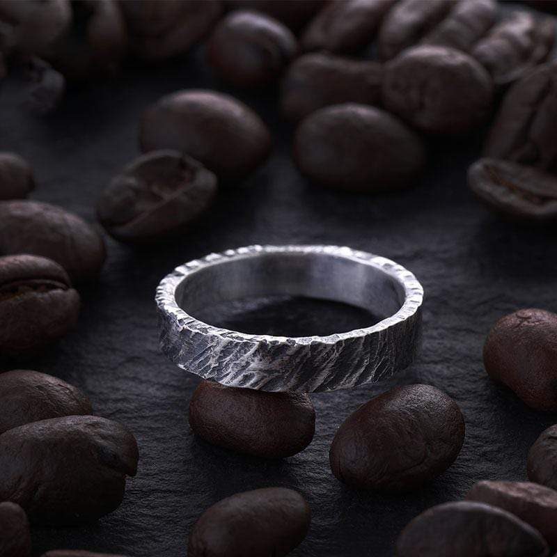 FORGING SILVER PLAIN RING