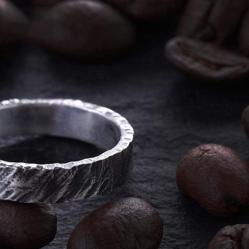 FORGING SILVER PLAIN RING