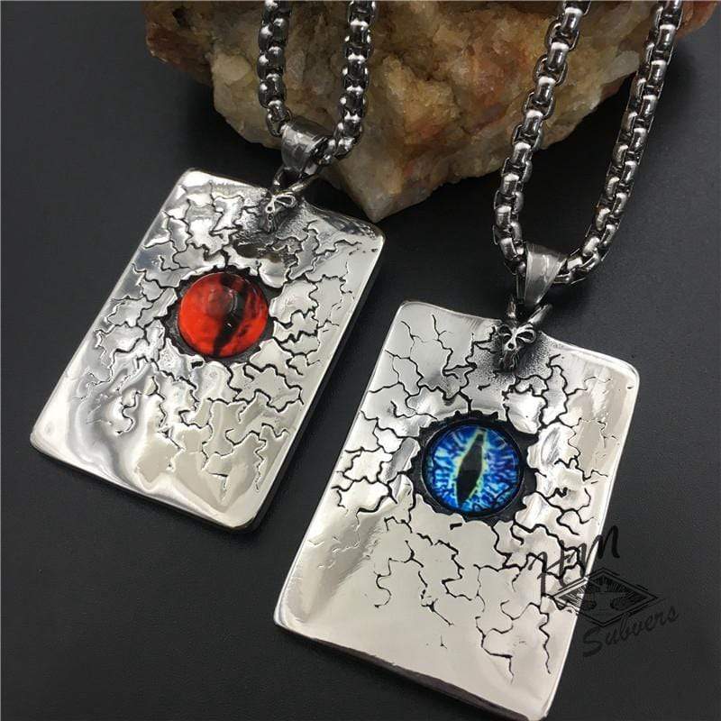 GOD'S EYE HIP HOP STAINLESS STEEL PENDANT