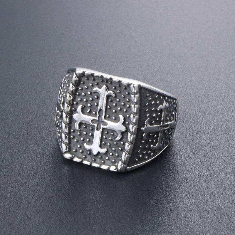 RETRO CROSS RING