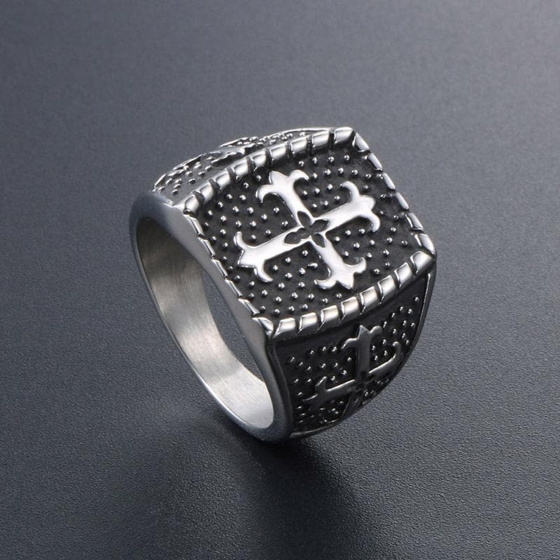 RETRO CROSS RING