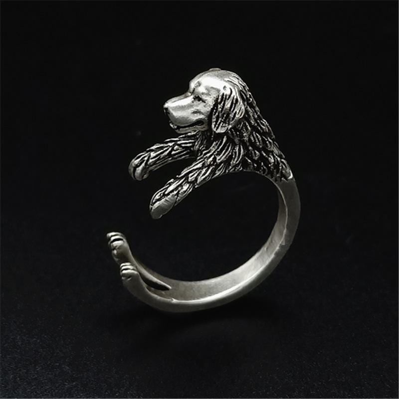 PET DOG STAINLESS STEEL ADJUSTABLE RING
