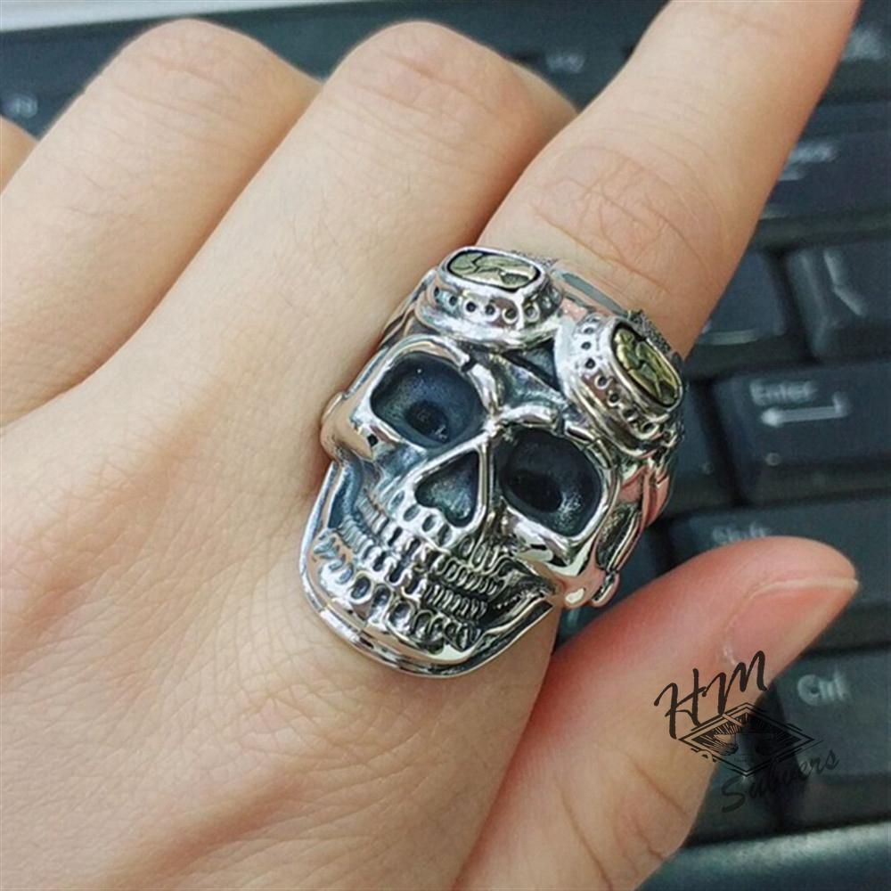 DIVING SKULL STAINLESS STEEL RING