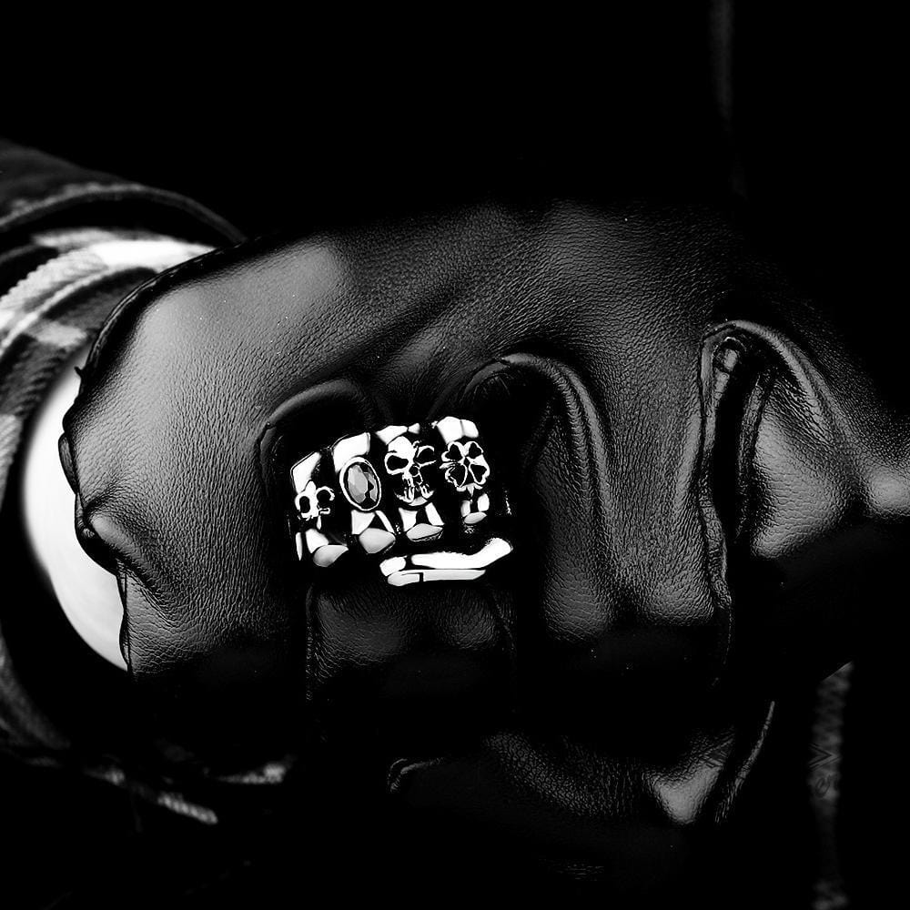 SKULL FIST STAINLESS STEEL RING