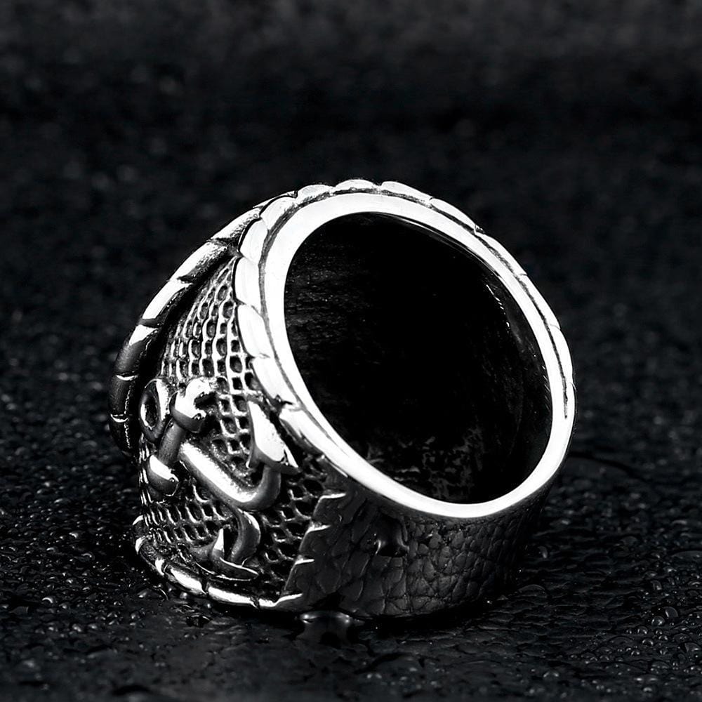 THE NORTH STAR STAINLESS STEEL RING