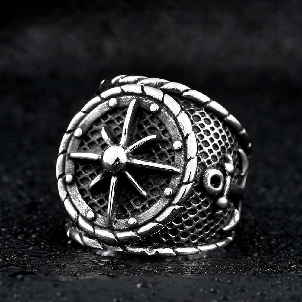 THE NORTH STAR STAINLESS STEEL RING