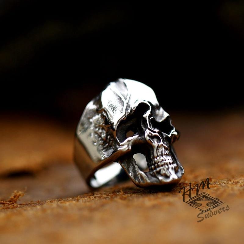 TWISTED SOUL SKULL STAINLESS STEEL RING