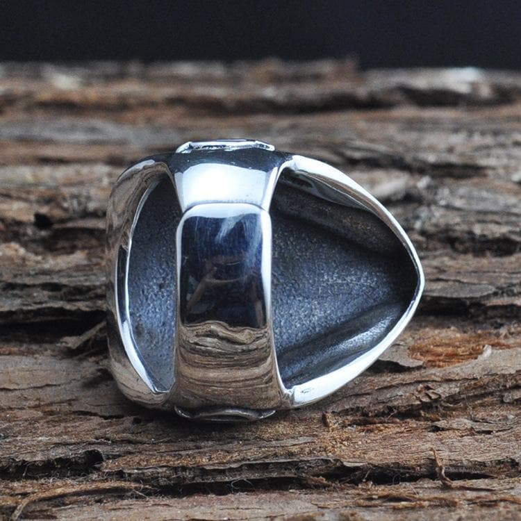 V FOR VENDETTA STAINLESS STEEL RING