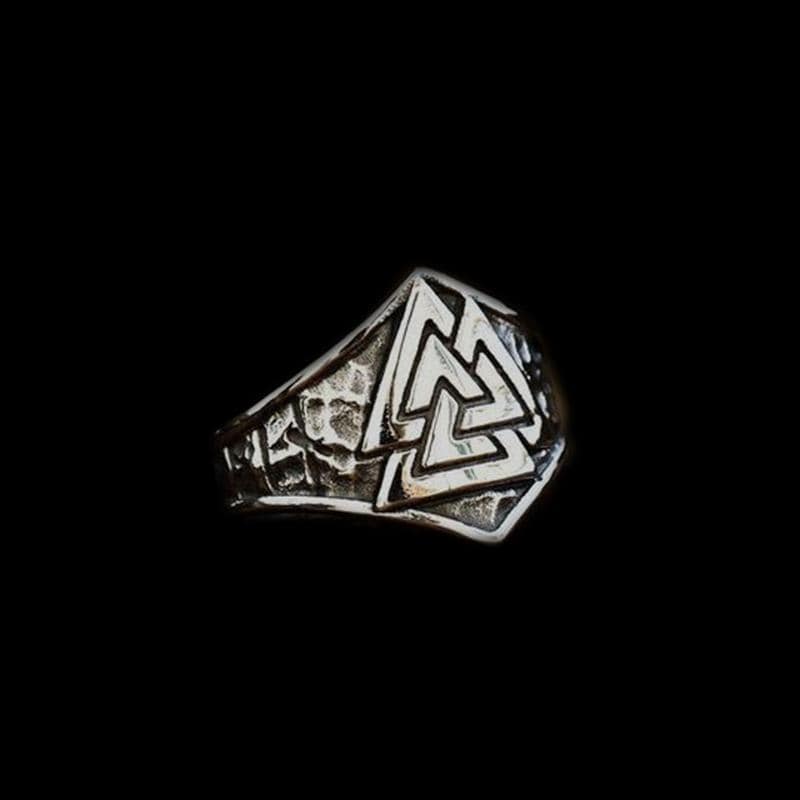 VIKING STACKING TRIANGLE STAINLESS STEEL RING