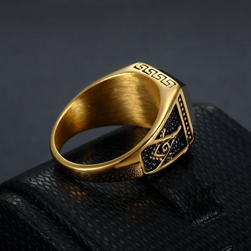 VINTAGE AG STAINLESS STEEL RING