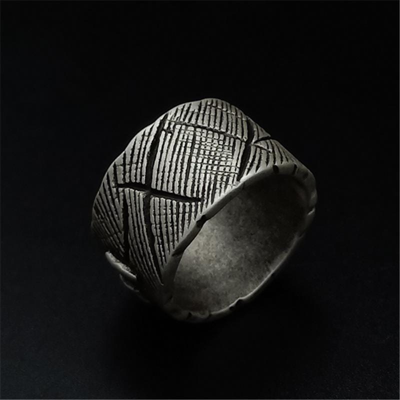 VINTAGE MEN'S PATCHWORK PATCH RING